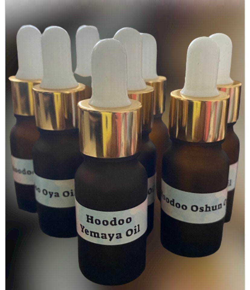 9 Deities and  Orishas Hoodoo Oils. For Love, Protection, Fertility, Abundance, Beauty, Spiritual Realm, Healing.