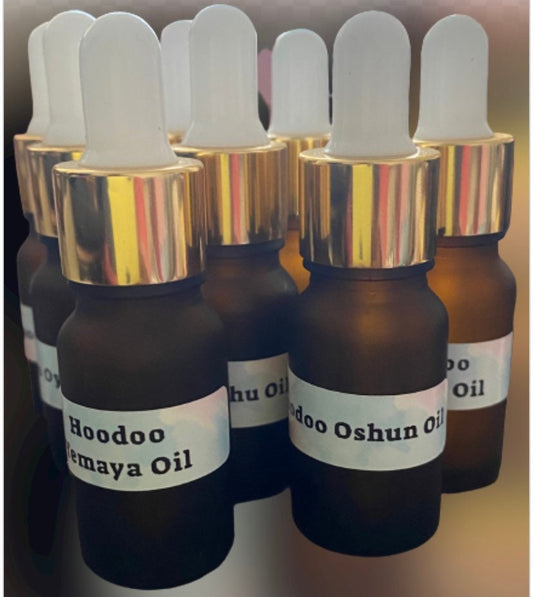 9 Deities and  Orishas Hoodoo Oils. For Love, Protection, Fertility, Abundance, Beauty, Spiritual Realm, Healing.